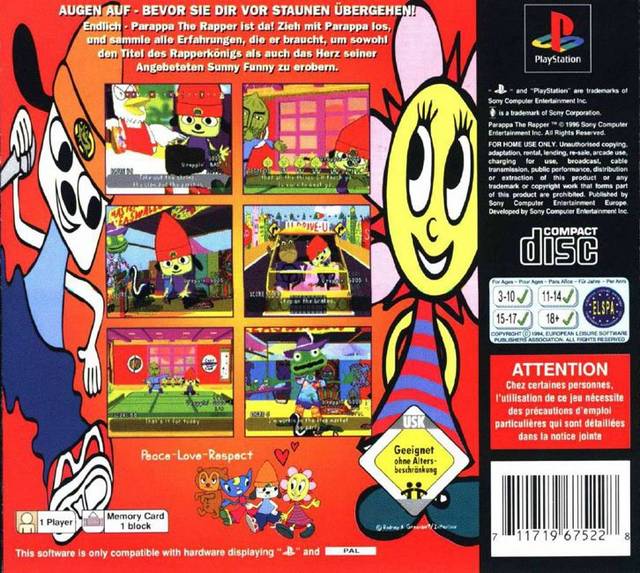 PaRappa The Rapper for PlayStation 4 