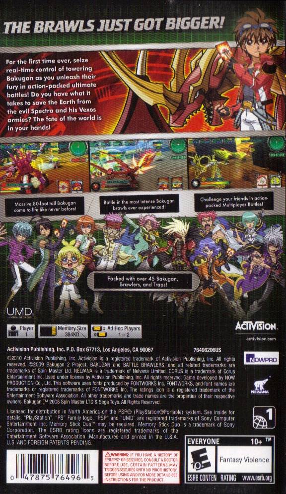 Søndag skør kanal Bakugan: Defenders of the Core Box Shot for PSP - GameFAQs