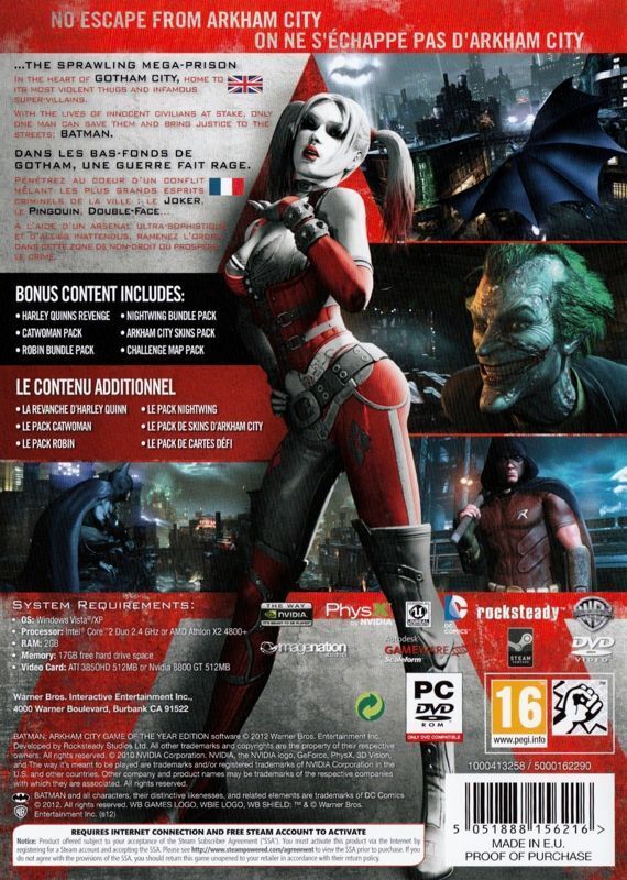 Batman: Arkham Asylum Box Shot for PlayStation 3 - GameFAQs