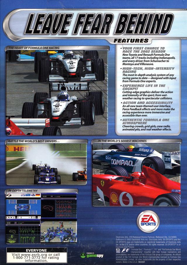  F1 2002 Box Shot para PC - GameFAQs