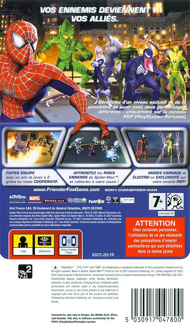 Spider-Man: Friend or Foe Box Shot for Xbox 360 - GameFAQs