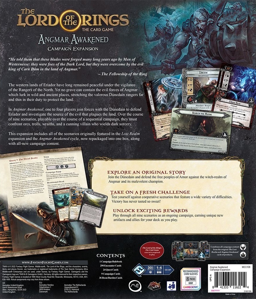 The Lord of the Rings: The Card Game - Nightmare Deck: Return to Mirkwood  Box Shot for Board / Card - GameFAQs