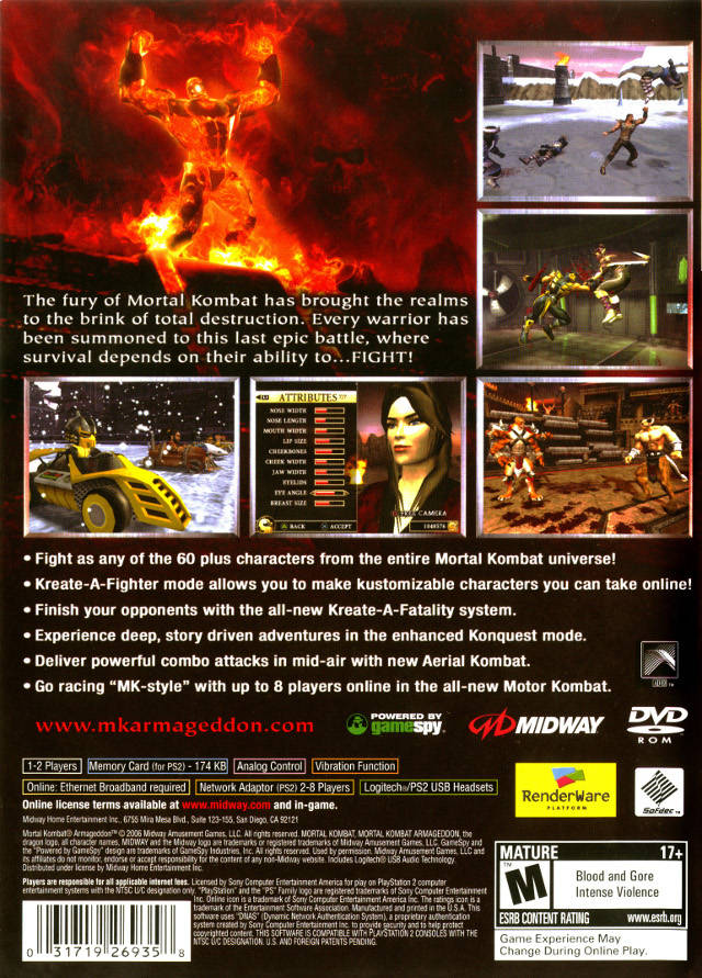 Academie antenne Generaliseren Mortal Kombat: Armageddon Box Shot for Xbox - GameFAQs