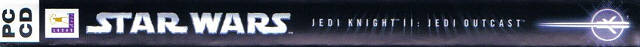 Star Wars Jedi Knight II: Jedi Outcast Box Spine