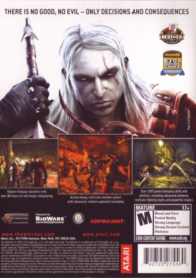 The Witcher: Enhanced Edition Box Shot for PC - GameFAQs