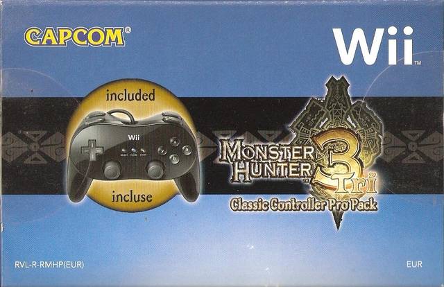 Monster Hunter Tri (Classic Controller Pro Pack) Box Flap
