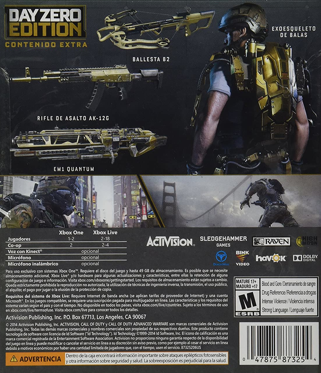 Call of Duty: Advanced Warfare - Ascendance Box Shot for PlayStation 3 -  GameFAQs