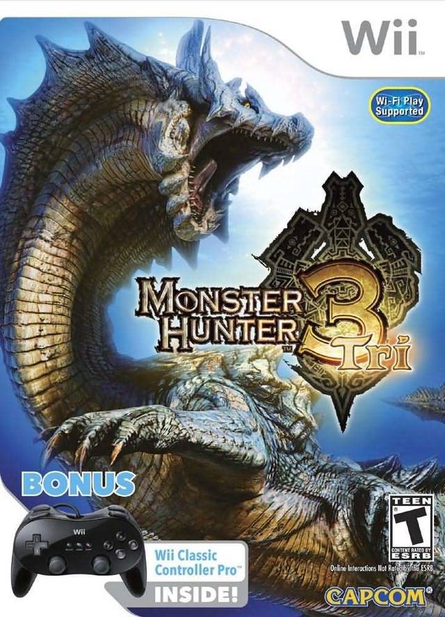 Monster Hunter Tri (Classic Controller Pro Pack) Box Front