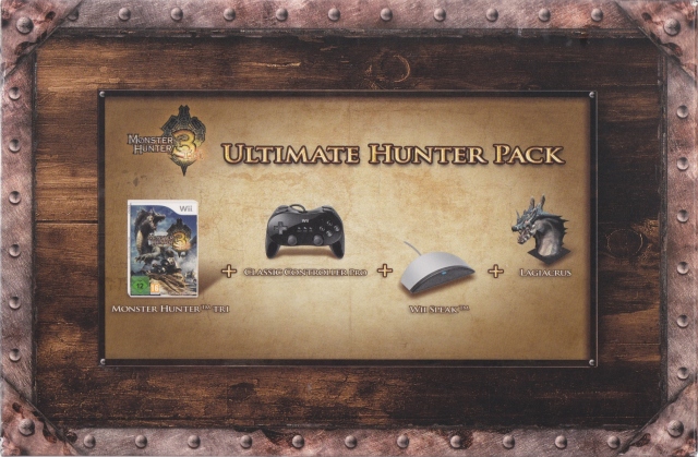 Monster Hunter Tri (Ultimate Hunter Pack - Limited Edition) Box Back