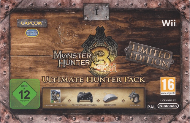 Monster Hunter Tri (Ultimate Hunter Pack - Limited Edition) Box Front