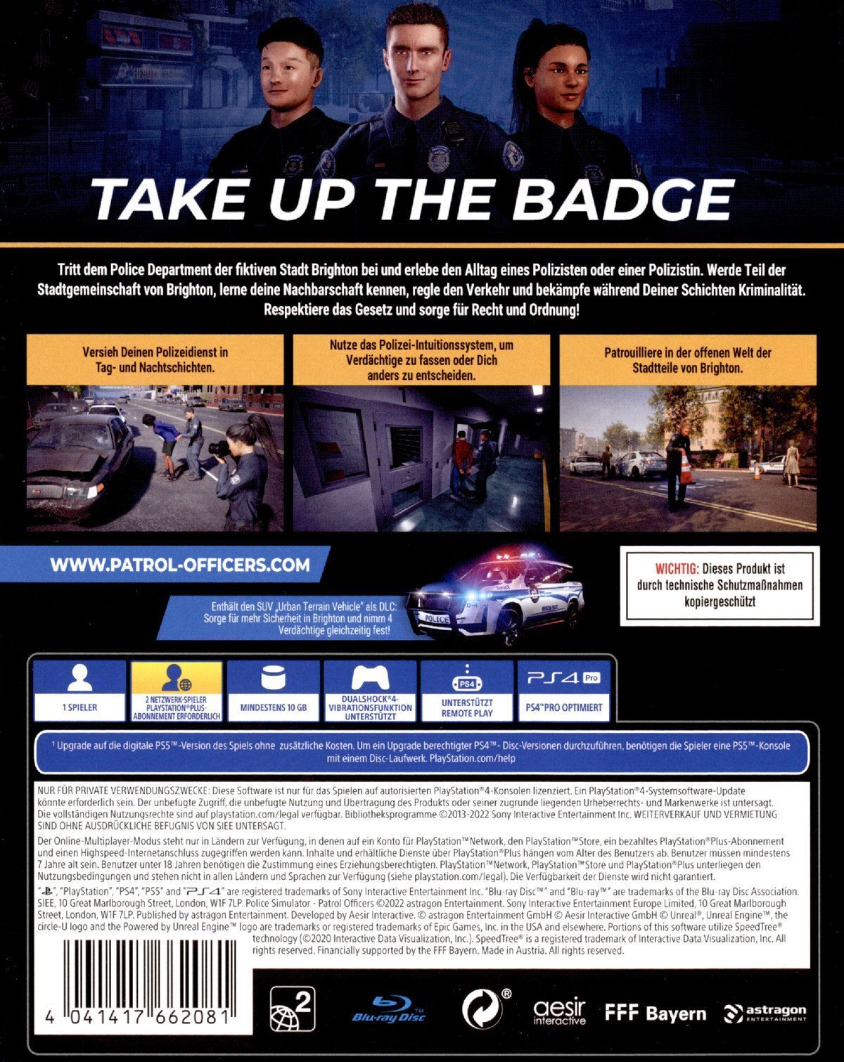 GameFAQs - Shot Box PlayStation Police 5 for Simulator: Patrol Officers