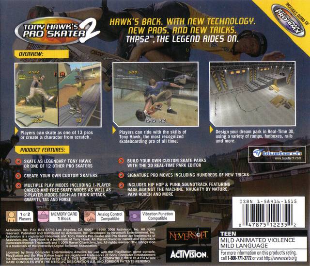 Tony Hawk's Pro Skater 3 Review for PlayStation 2: - GameFAQs