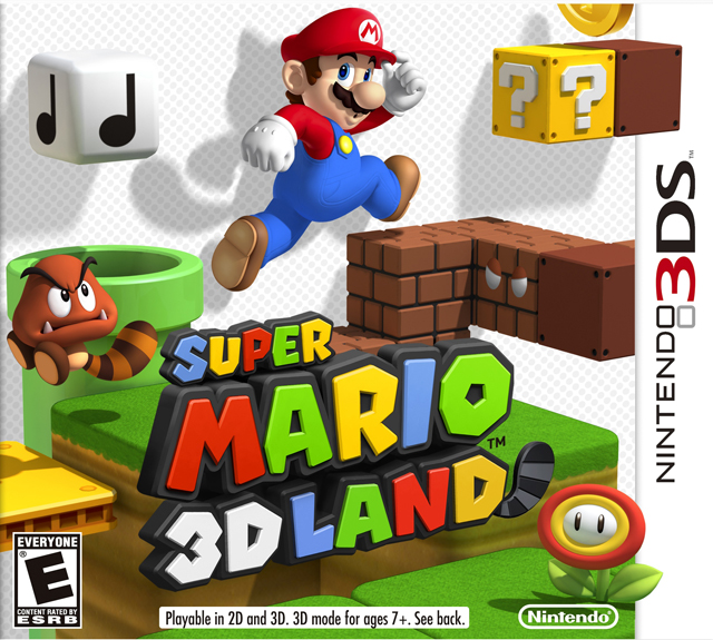 Super Mario 3D Land Box Front