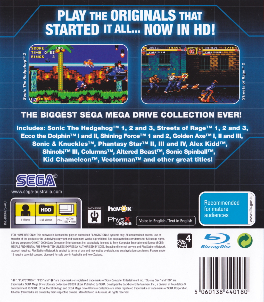 nationalisme Ongunstig tweede Sonic's Ultimate Genesis Collection Box Shot for PlayStation 3 - GameFAQs