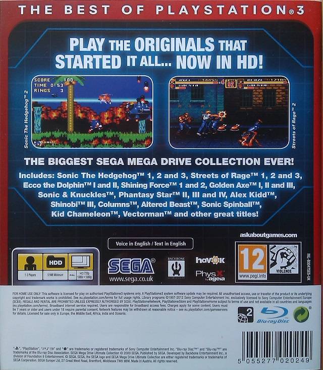 nationalisme Ongunstig tweede Sonic's Ultimate Genesis Collection Box Shot for PlayStation 3 - GameFAQs