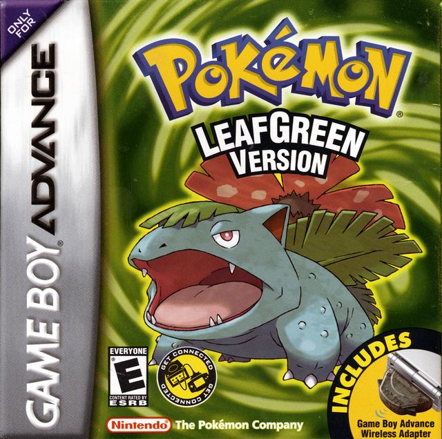 Pokemon Leaf Green Gameboy Advance GBA Top Quality Box With Insert