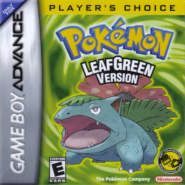 Pokemon Leaf Green Gameboy Advance GBA Top Quality Box With Insert