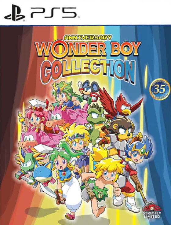 Wonder Boy Anniversary Collection Box Shot for PlayStation 5