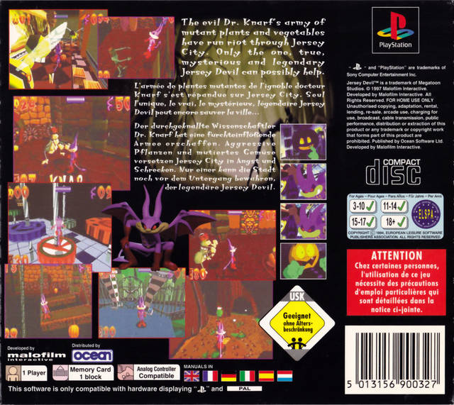 Stout slaaf Tether Jersey Devil Box Shot for PlayStation - GameFAQs