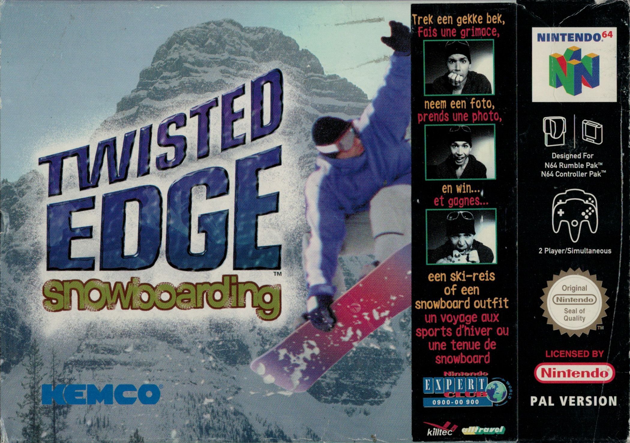 Twisted Edge Extreme Snowboarding Box Shot for Nintendo 64 - GameFAQs