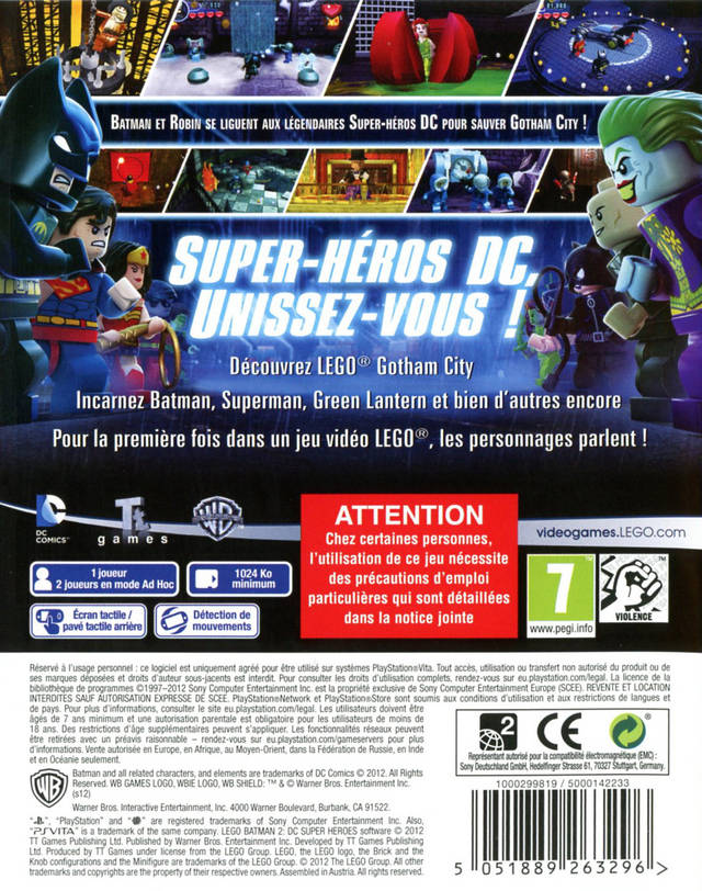 gå i stå Resultat Orientalsk LEGO Batman 2: DC Super Heroes Box Shot for PlayStation 3 - GameFAQs