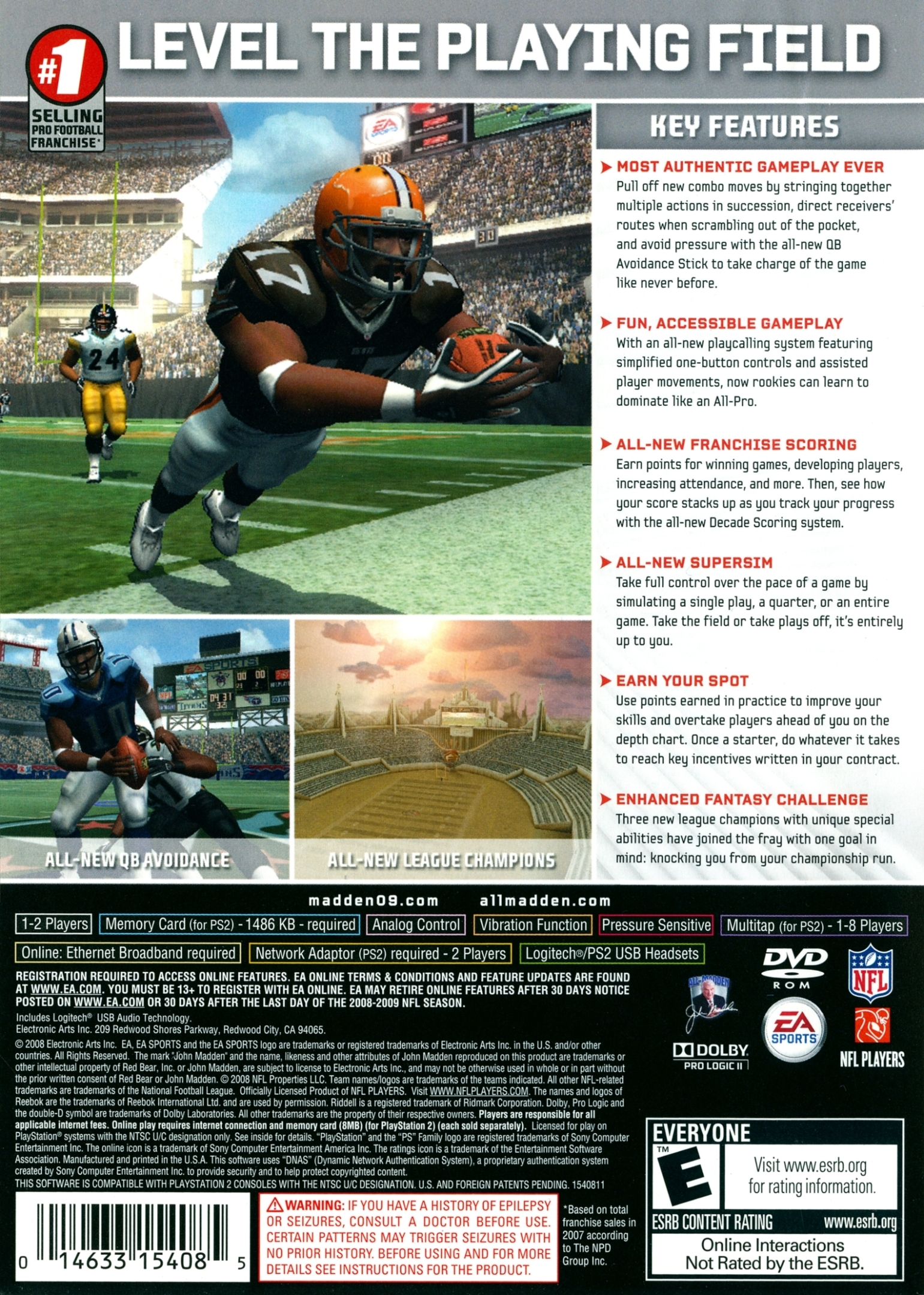 Madden NFL 09 Box Shot for PlayStation 2 - GameFAQs
