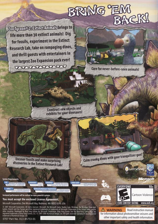 Zoo Tycoon 2: Endangered Species Box Shot for PC - GameFAQs