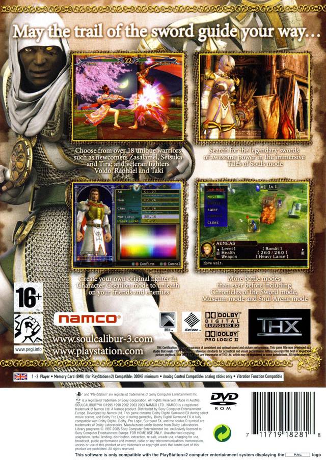 Soul Calibur III (Sony PlayStation 2, 2005) TESTED WORKS 