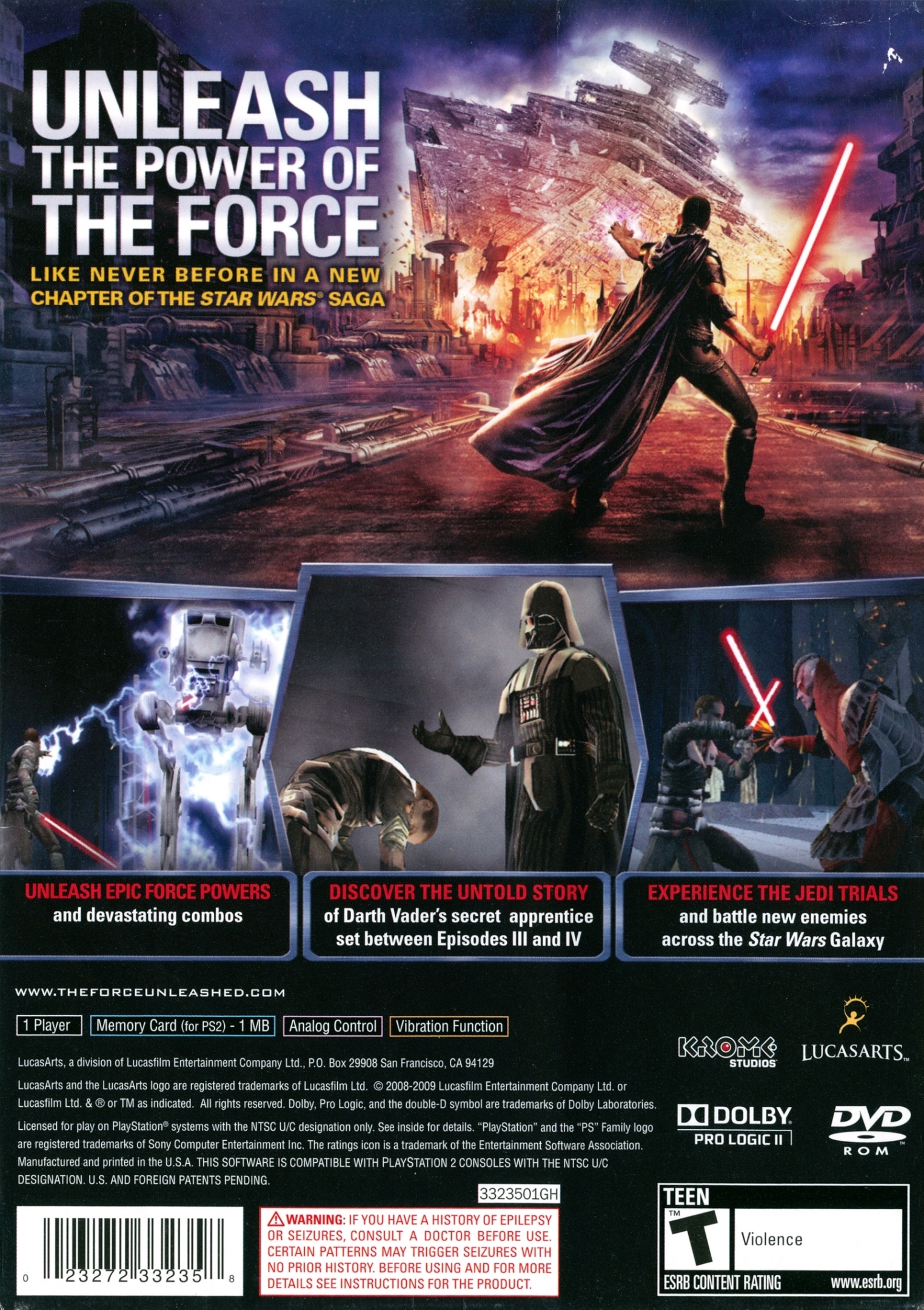 Коды star wars the force unleashed 2. Star Wars the Force unleashed ps2. Star Wars the Force unleashed обложка. The Force unleashed ps2. PLAYSTATION 2 the Force unleashed.