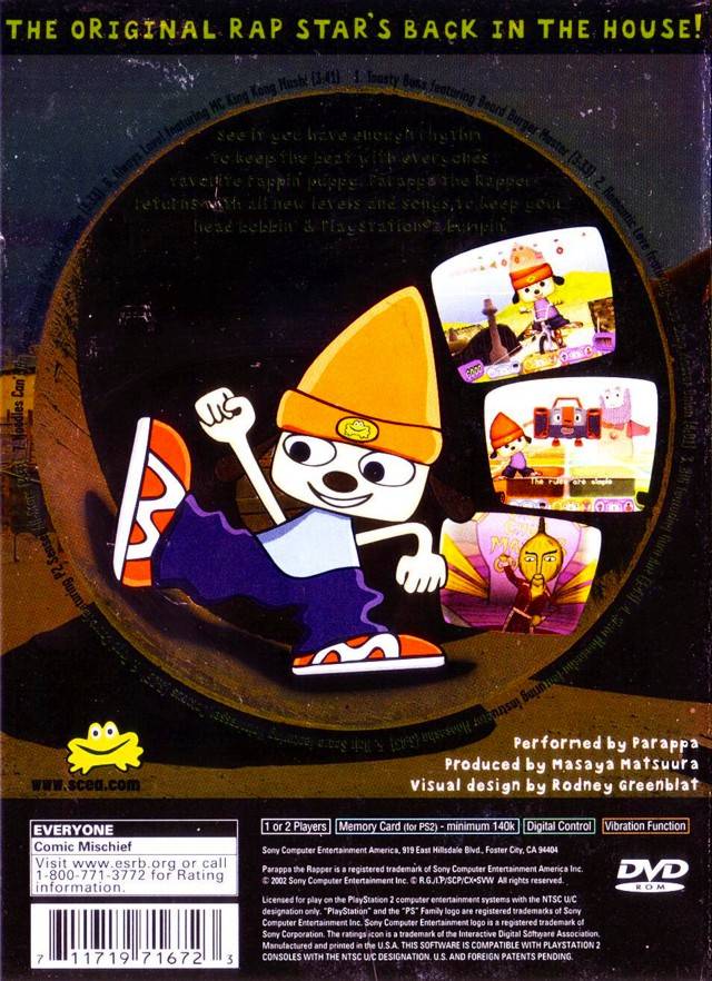 PaRappa the Rapper 2 Box Shot for PlayStation 2 - GameFAQs