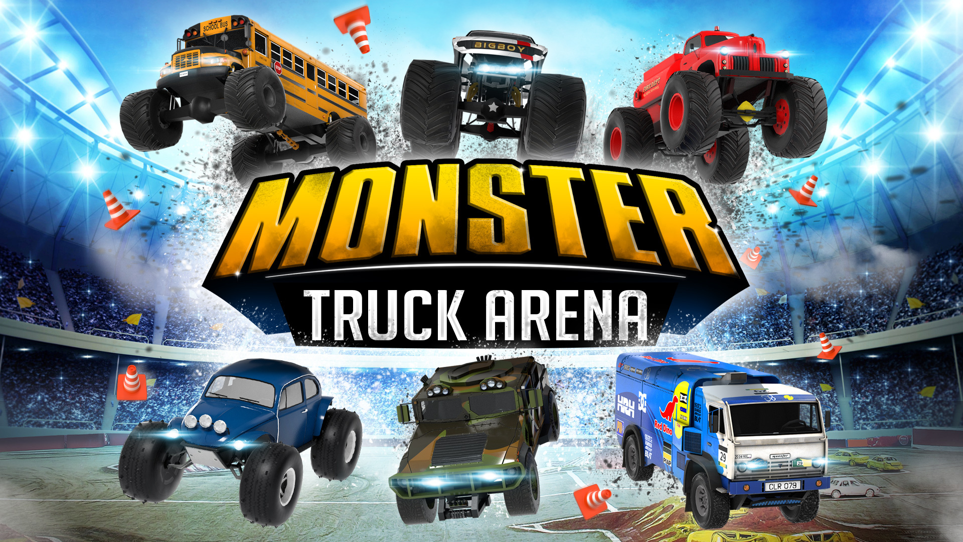 Monster Truck Arena Box Front