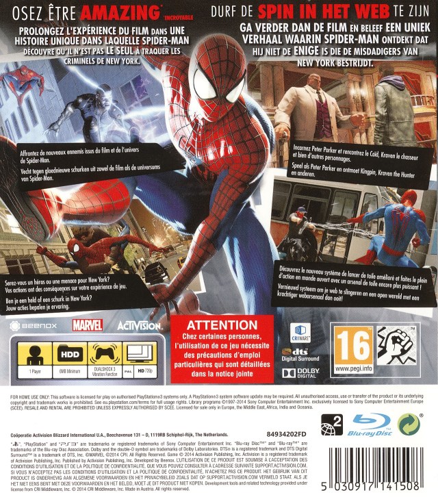 Ópera vocal Accesorios The Amazing Spider-Man 2 Box Shot for PlayStation 3 - GameFAQs