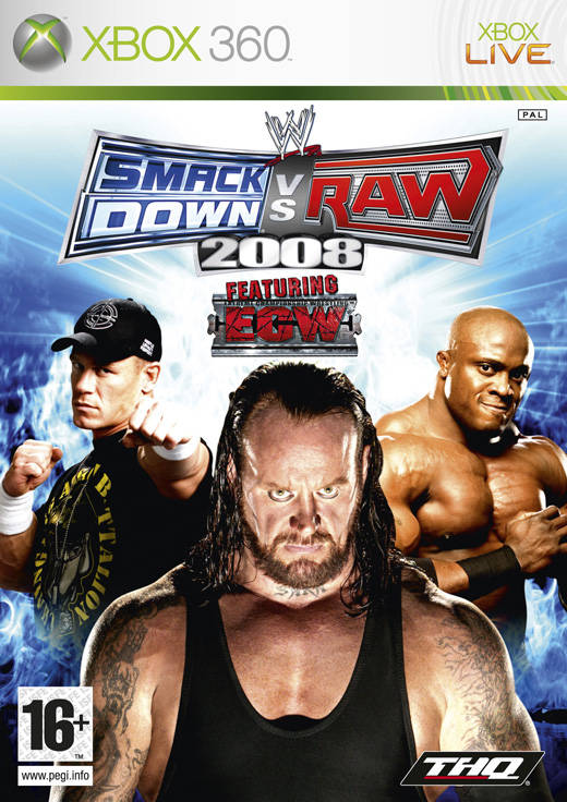 WWE SmackDown! vs. RAW 2008 Box Front