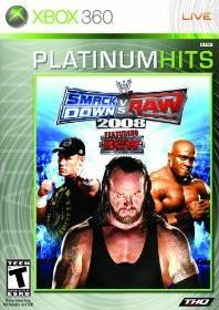 WWE SmackDown vs. Raw 2008 (Platinum Hits) Box Front