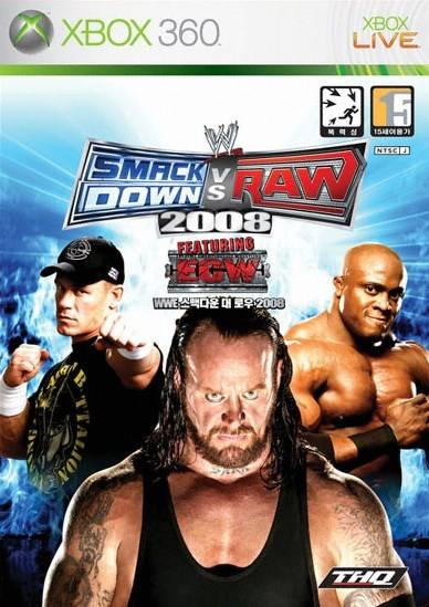 WWE SmackDown vs. Raw 2008 Box Front
