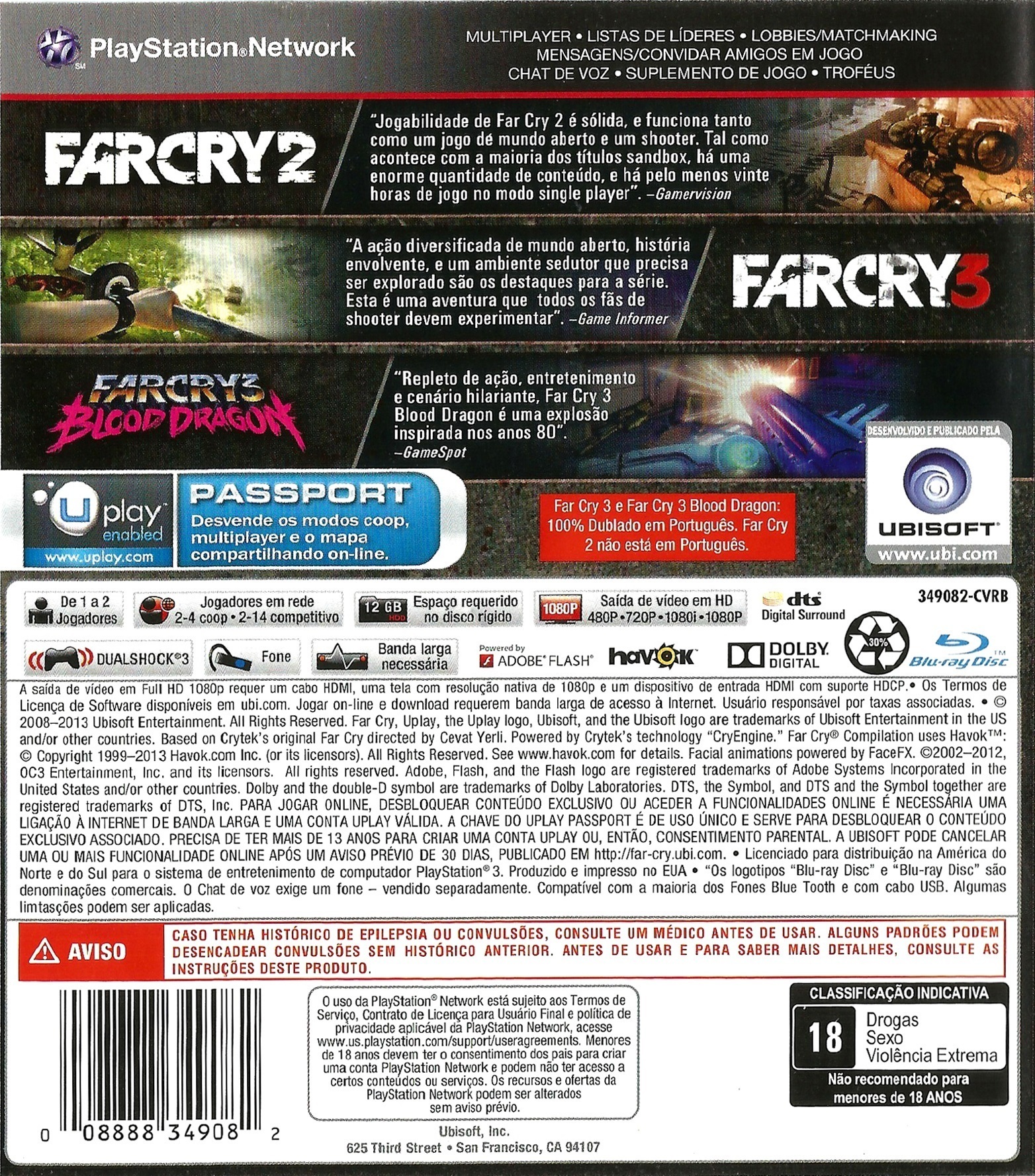 Jogo Far Cry 2 - Ps3