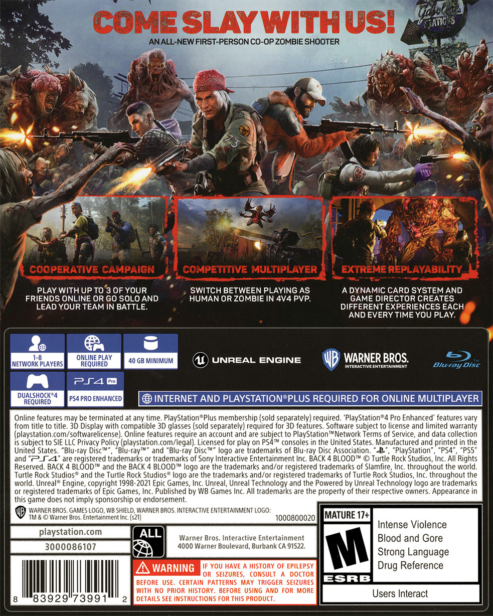 Back 4 Blood: River of Blood Box Shot for PlayStation 5 - GameFAQs