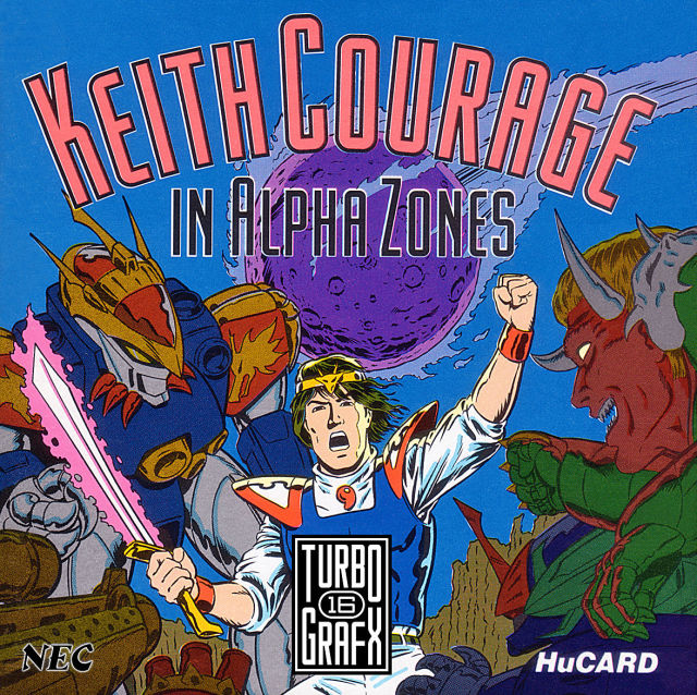 Keith Courage in Alpha Zones Box Front