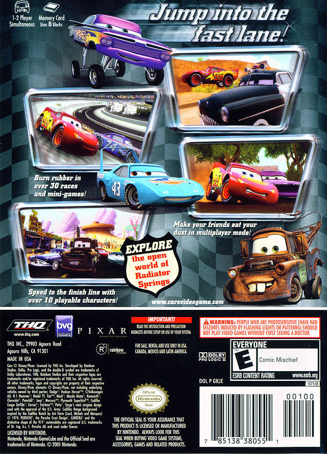 Disney/Pixar Cars Mater-National Championship Box Shot for PlayStation 2 -  GameFAQs
