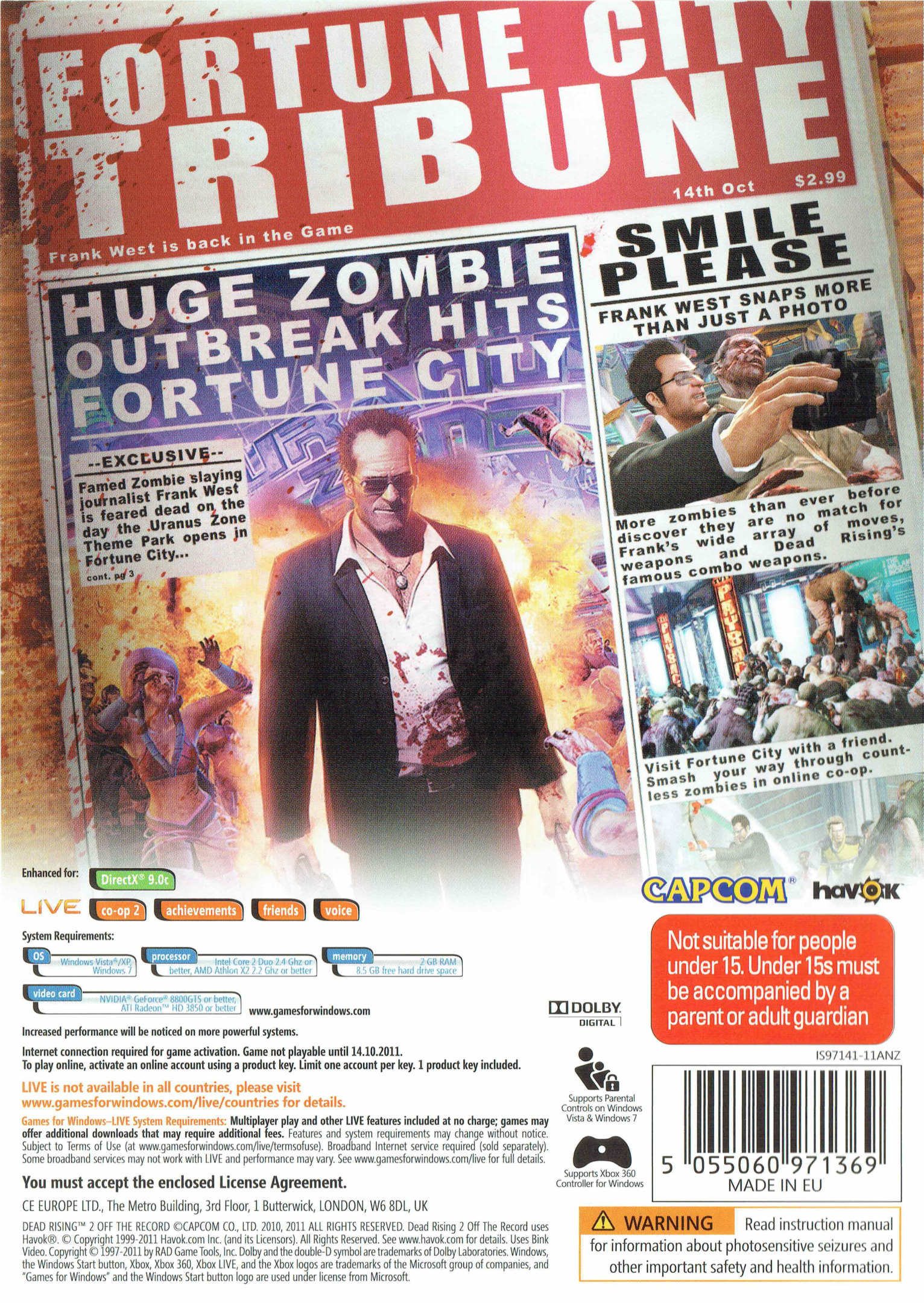 Dead Rising 2: Off the Record Box Shot for PlayStation 3 - GameFAQs