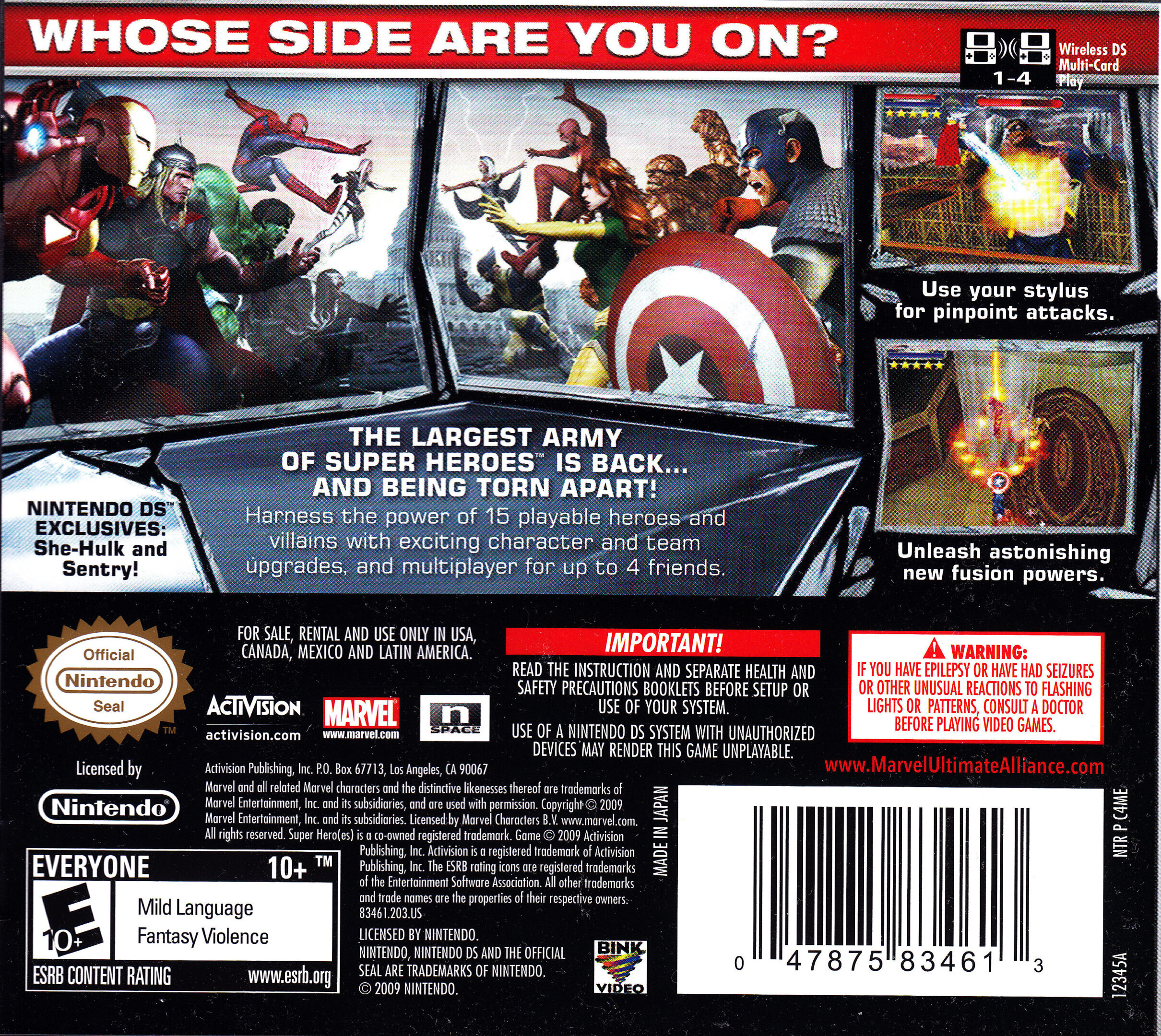 arco Tecnología lavabo Marvel: Ultimate Alliance 2 Box Shot for PlayStation 4 - GameFAQs