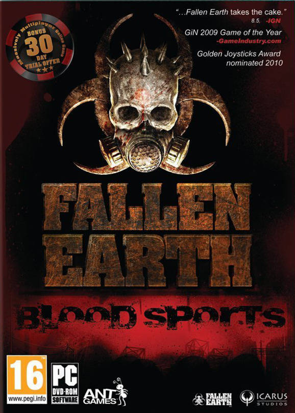 Fallen Earth: Blood Sports Box Front