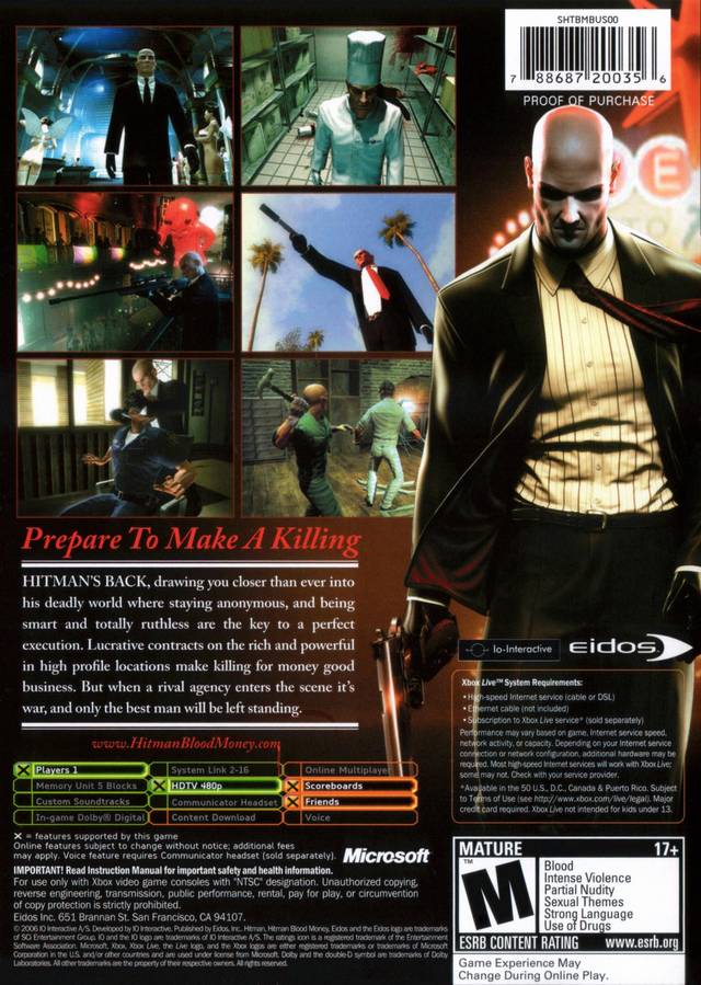Kind Polair scherm Hitman: Blood Money HD Box Shot for PlayStation 3 - GameFAQs