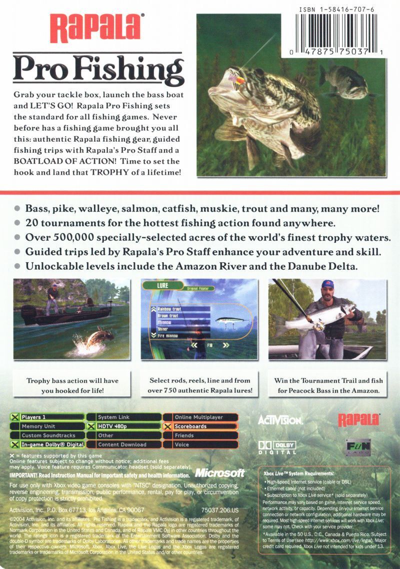 Rapala Pro Fishing Box Shot for Game Boy Advance - GameFAQs