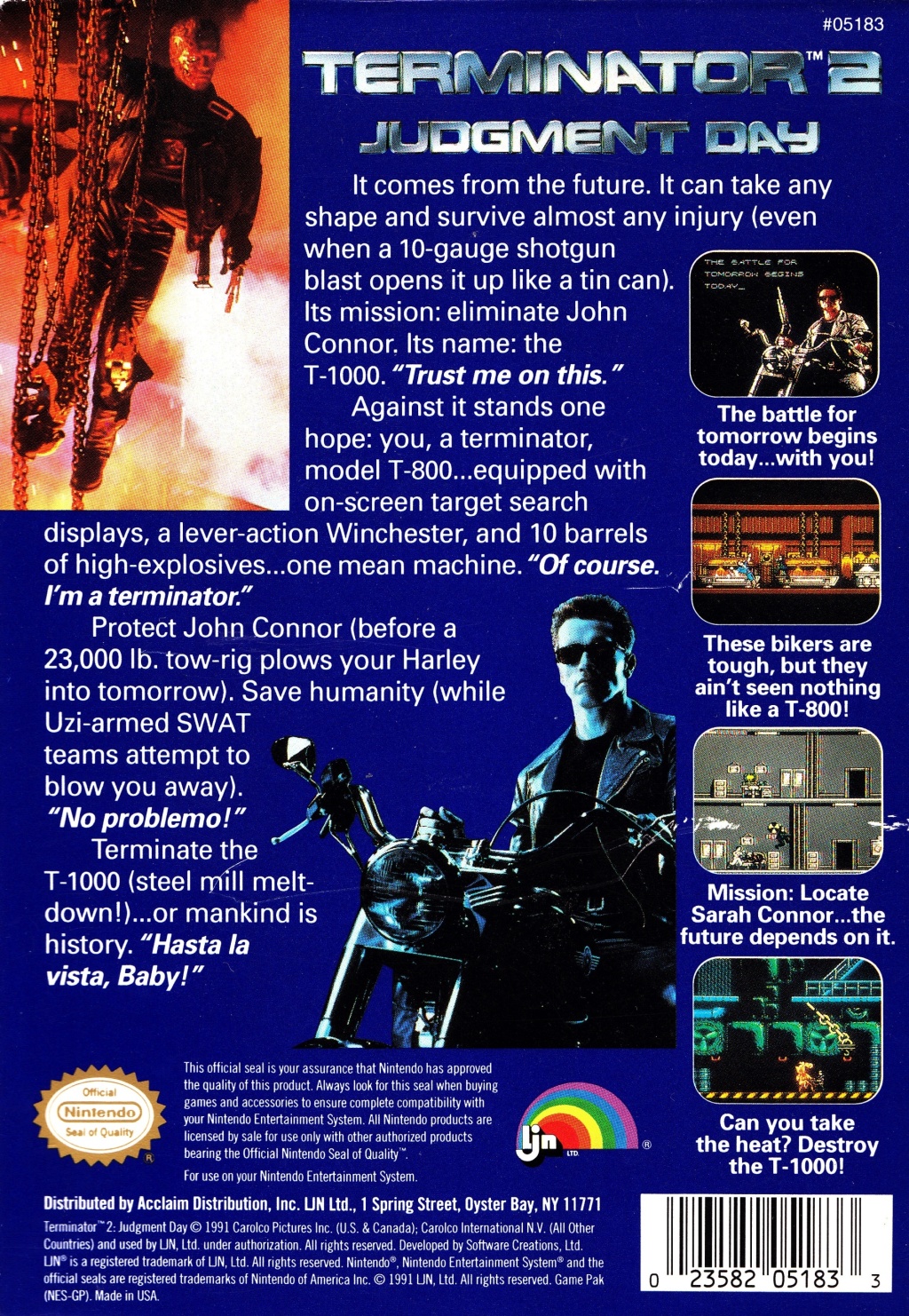 Terminator 2: Judgment Day Box Shot for Sega Master System - GameFAQs