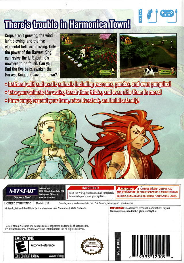 Harvest Moon: Animal Parade Box Shot for Wii - GameFAQs