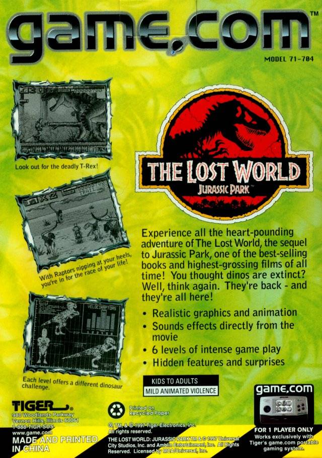 The Lost World: Jurassic Park - PlayStation 1 Gameplay 