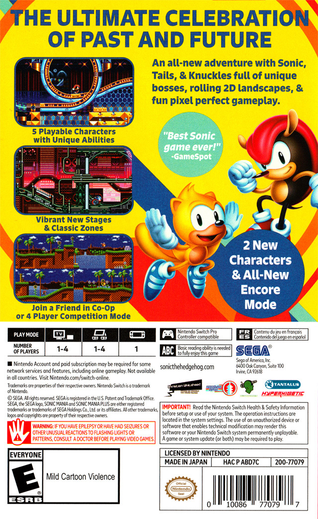 Sonic Mania Plus, [PlayStation 4] für PlayStation 4 online kaufen