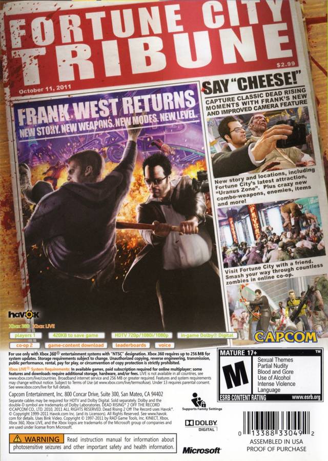 Dead Rising 2: Off the Record Review - GameSpot