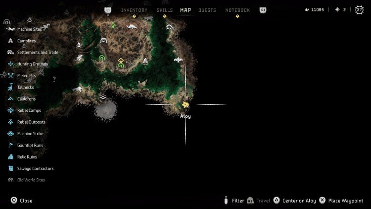 Early Game Coil & Weave Farming Location Horizon Forbidden West